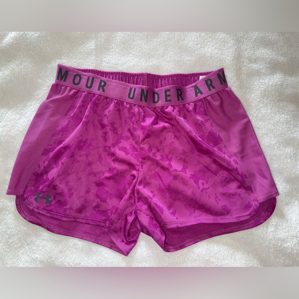 Under Armour Women's Hot Pink Athletic Shorts